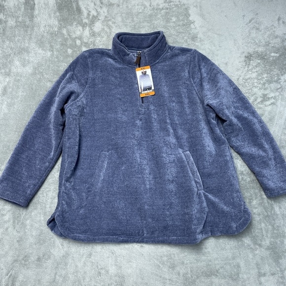 32 Degrees Women's XXL Pullover Blue Polyester H0371 - Picture 2 of 8